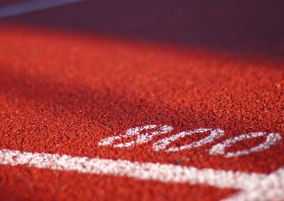 Futópálya gumiburkolattal